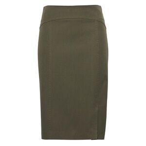 Banana Republic dark olive green knee length skirt, size 10